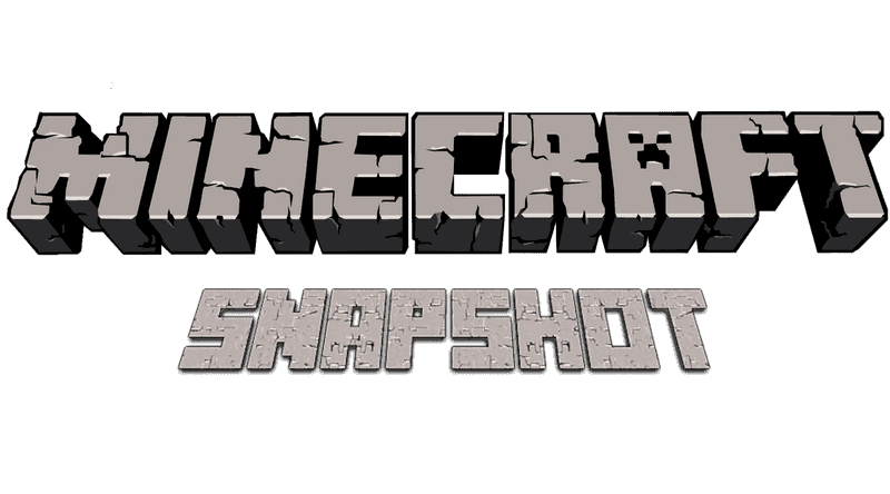 Vanilla Minecraft Snapshot Logo